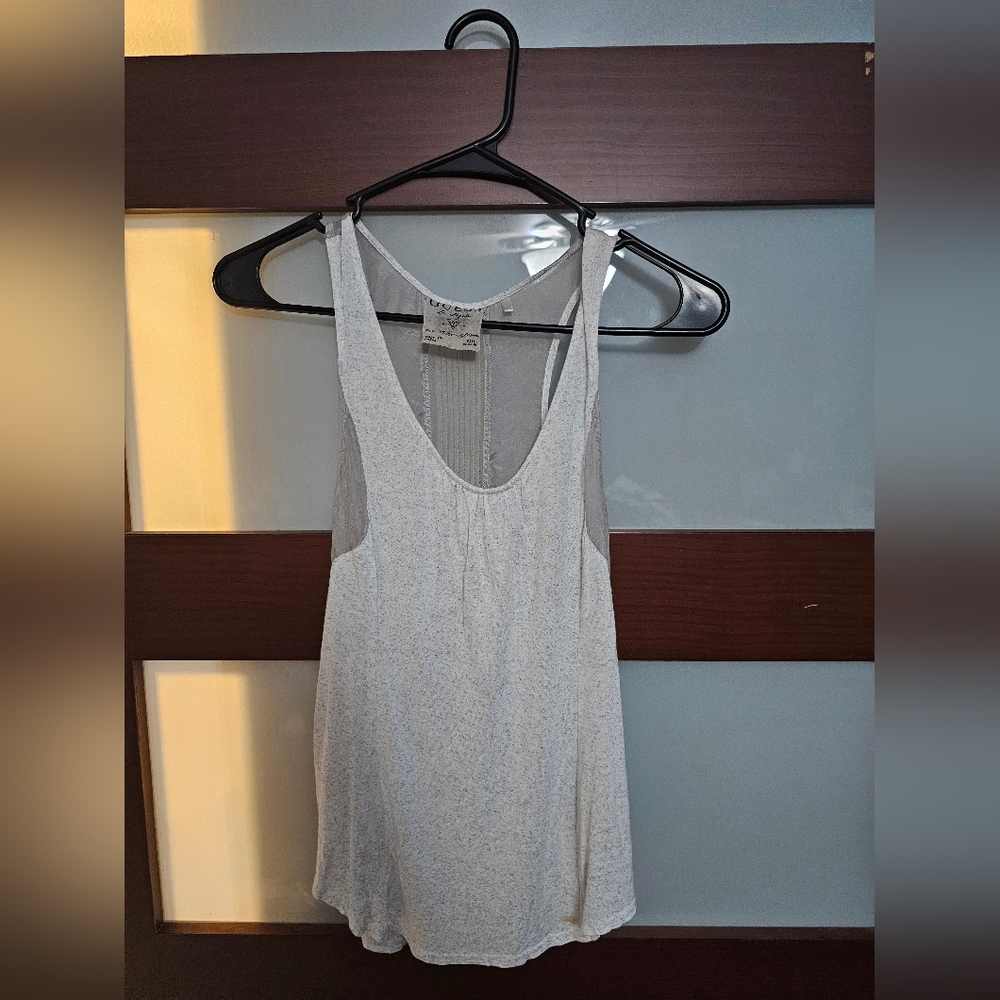 Guess Gray Backless Sleeveless Tank Top